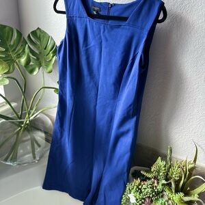Talbots Royal Blue Mini Sheath Dress